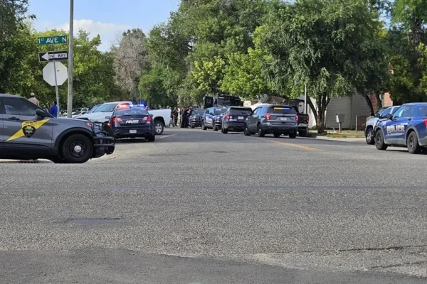 Billings police and SWAT responded to a shooting scene near a city street intersection