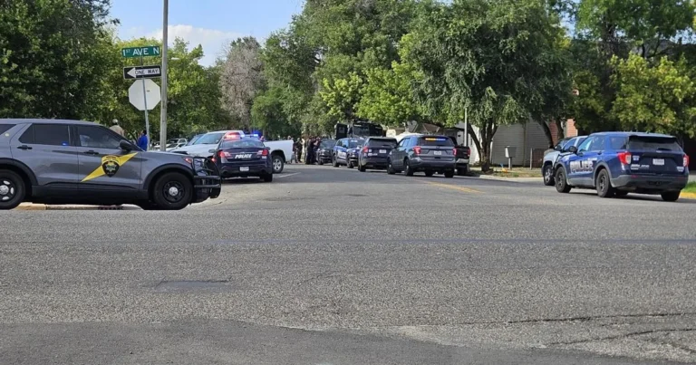 Billings police and SWAT responded to a shooting scene near a city street intersection
